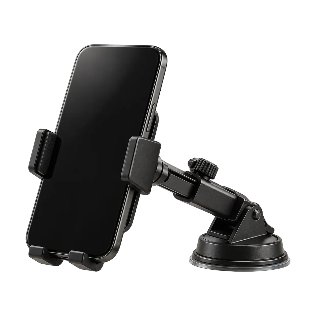 Support smartphone ventouse